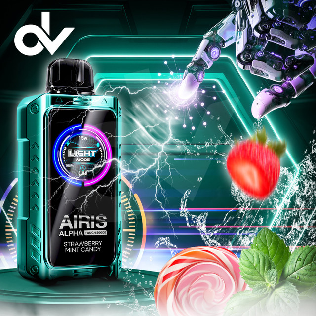 AIRIS Alpha Touch 20K - Strawberry Mint Candy