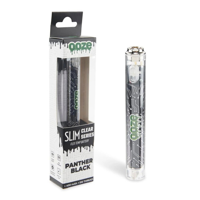 OOZE SLIM CLEAR SERIES TRANSPARENT 510 VAPE BATTERY