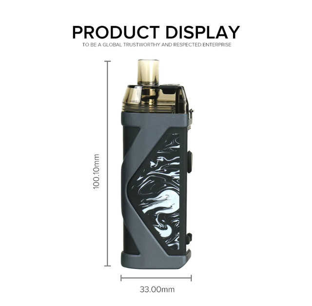 E-Fog Gallop 2000mAh Pod System Starter Kit With Refillable 4.8ML Pod - Grey