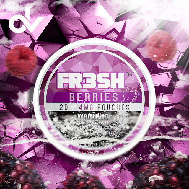 FR3SH Tobacco Free Nicotine Pouches - Berries