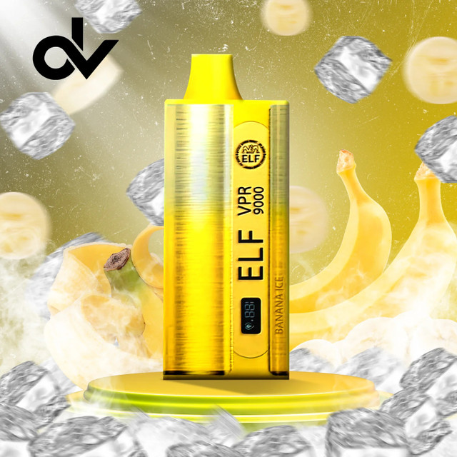 ELF VPR 9000 Puffs Disposable Vape - Banana Ice