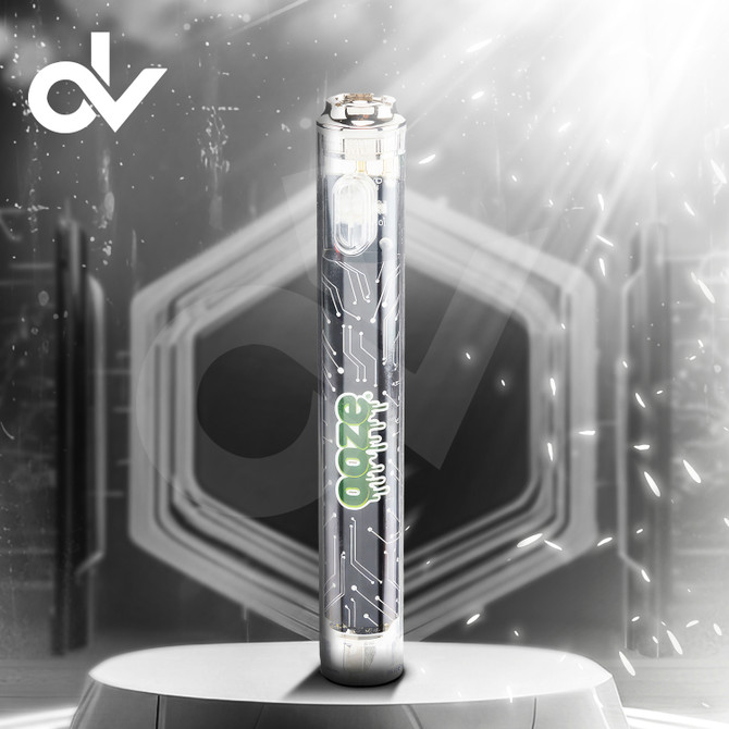 Ooze Slim Flex Temp 400mAh Vape Battery - Clear Series