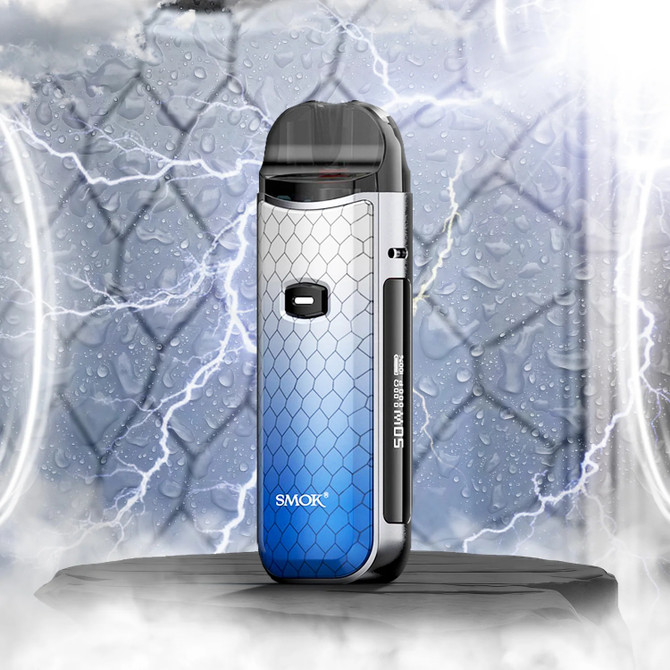 SMOK Nord 50W 1800mAh Pod System Starter Kit - Blue Grey Cobra