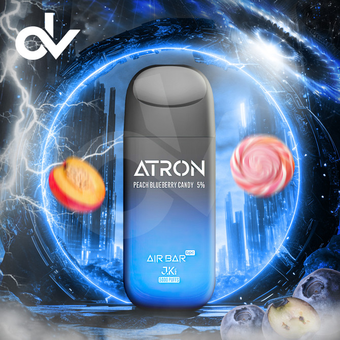 Air Bar ATRON 5000 - Peach Blueberry Candy