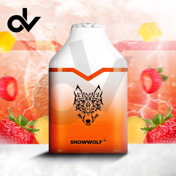 Snowwolf Mino 6500 Puffs Disposable Vape - Strawberry Mango