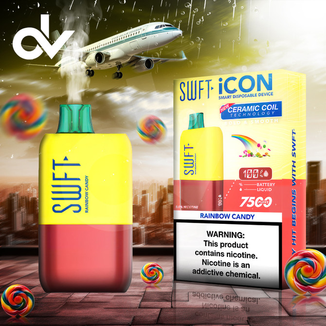 SWFT Icon 7500 Disposable - Rainbow Candy