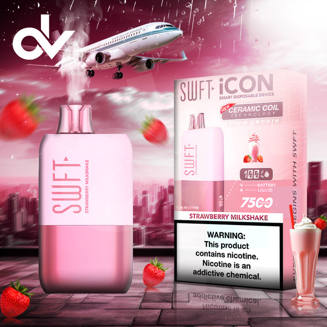 SWFT Icon 7500 Disposable - Strawberry Milkshake