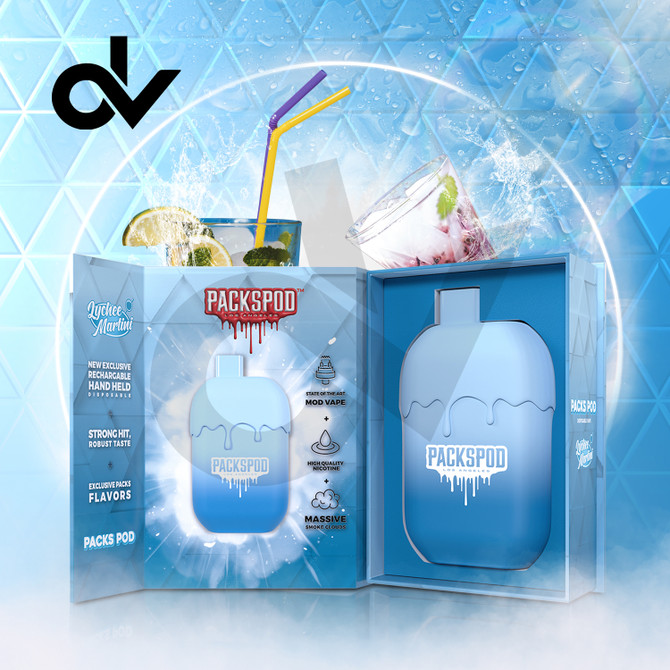 Packspod - Limited Edition 5% Nic 12ml 5000 Puffs Disposable