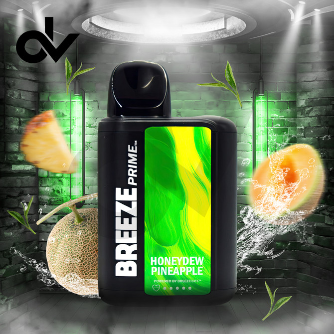 Breeze Prime 6000 Disposable - Honeydew Pineapple