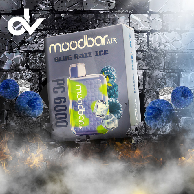MoodBar Air PC6000 - Blue Razz Ice
