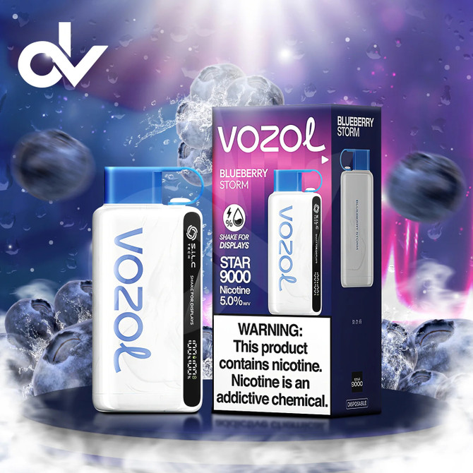 Vozol Star 9000 Disposable - Blueberry Storm
