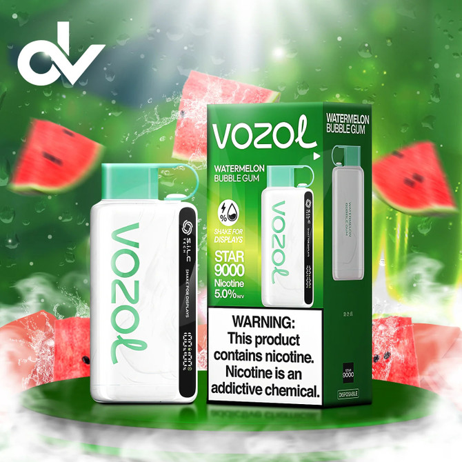 Vozol Star 9000 Disposable - Watermelon Bubblegum