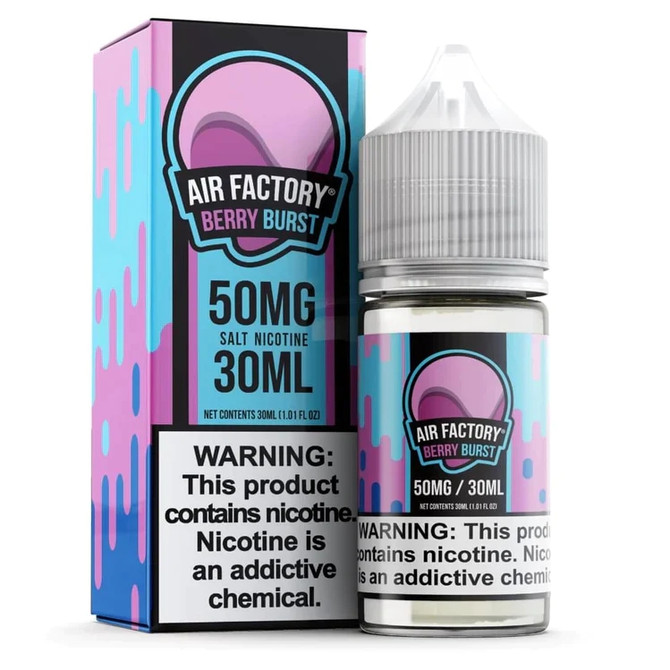 AIR FACTORY Synthetic Nicotine Salt E-Liquid 30ML Berry Burst