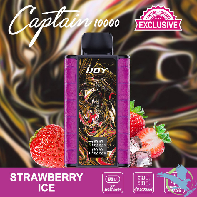 iJoy Captain 10000 Limited Edition Flavors - Strawberry Ice
