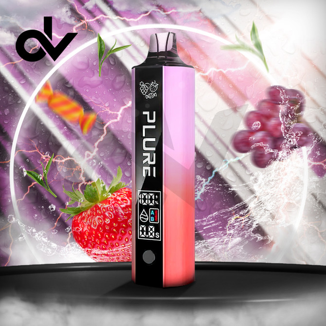 Plure Bar 8000 - Strawberry Grape Candy
