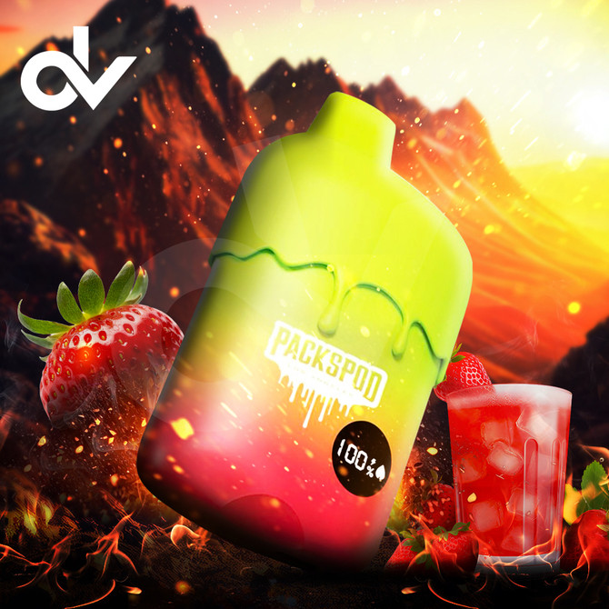 Packspod 12000 Disposable - Strawberry Limenade