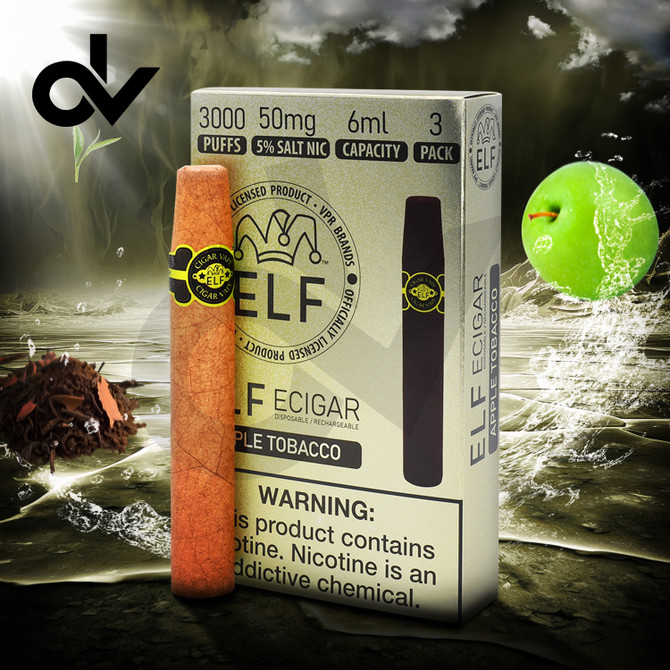 ELF VPR Cigar 3000 - Apple Tobacco