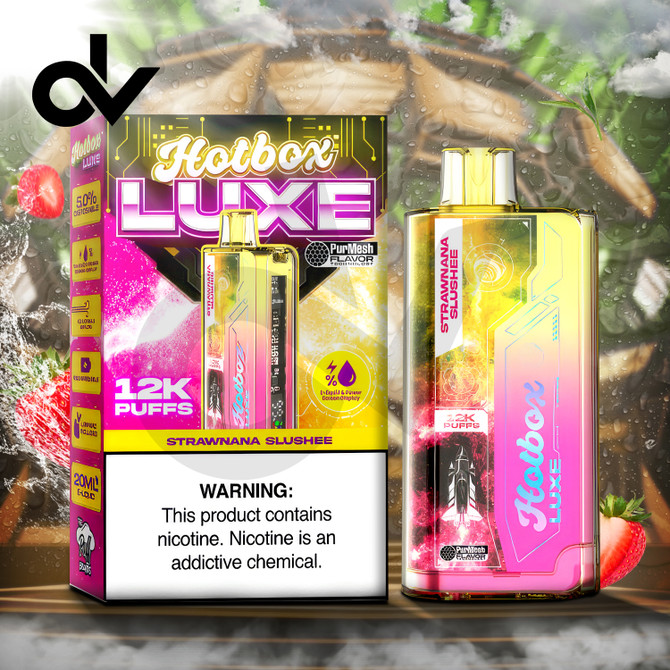 Hotbox LUXE 12K Disposable - Strawnana Slushee