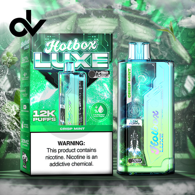 Hotbox LUXE 12K Disposable - Crisp Mint