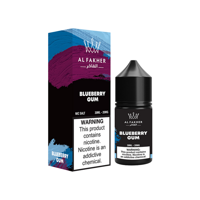 AL Fakher Nicotine Salt E-Liquid 30ML - Blueberry Gum