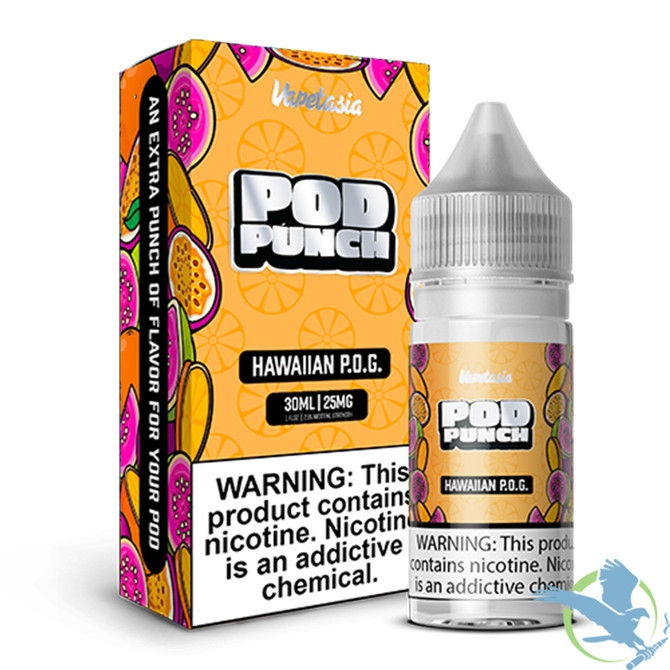Vapetasia Pod Punch Non Tobacco Salts E-Liquid 30ML - Hawaiian P.O.G.
