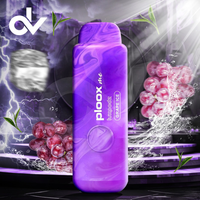 PLOOX ME BY LUXPODZ 3% DISPOSABLE - Grape Ice