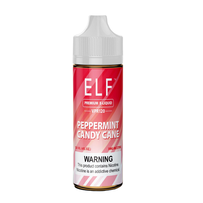 ELF VPR120 Premium Nicotine E-Liquid 120ML - Peppermint Candy Cane