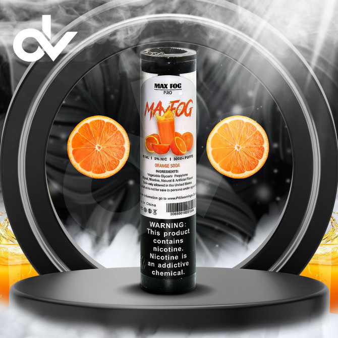 Dr Max Fog Pro 3000 Vape - Orange Soda