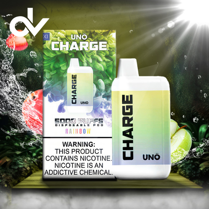 Uno Charge 5000 Disposable Vape - Rainbow