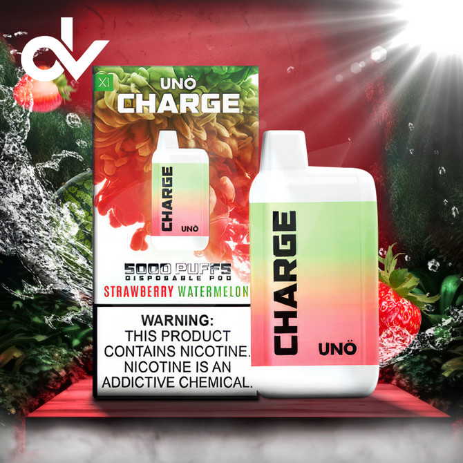 Uno Charge 5000 Disposable Vape - Strawberry Watermelon