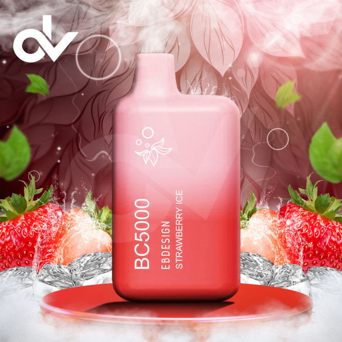 EB Design BC5000 Disposable Vape - Strawberry Ice