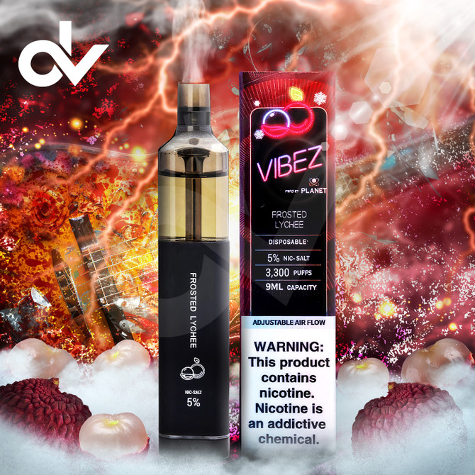 X PLANET Vibez Pod Disposable Vape - frosted Lychee