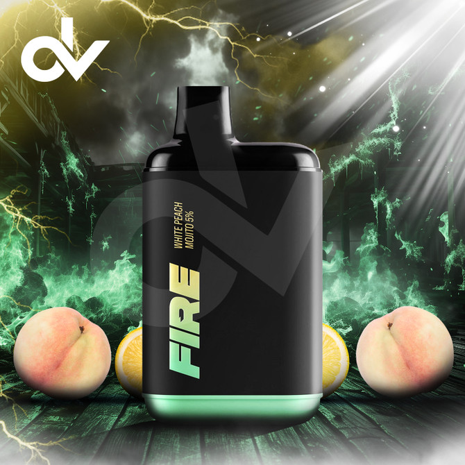 Fire XL 13ML 6000 Puffs  - White Peach Mojito