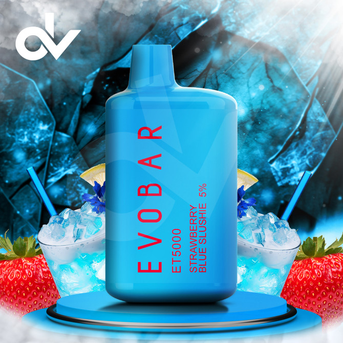 EVOBAR ET5000 DISPOSABLE SLUSHIE EDITION - Strawberry Blue Slushie