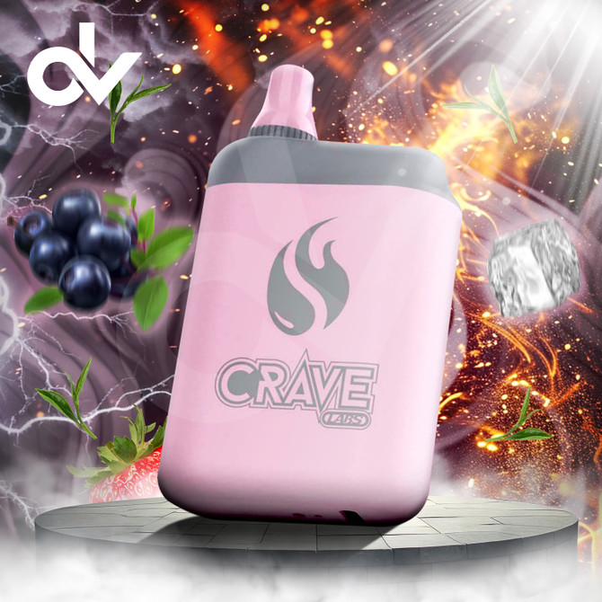Crave x KadoBar 6000 Puffs Disposable 5% - Very Berry Ice