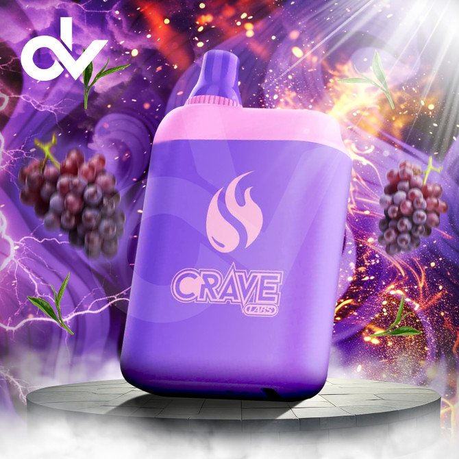 Crave x KadoBar 6000 Puffs Disposable 5% - Sakura Grape