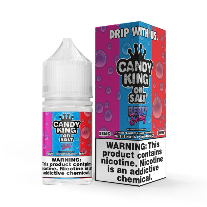 Candy King On Salt Synthetic Nicotine Salt E-Liquid 30ML - Berry Dweebz