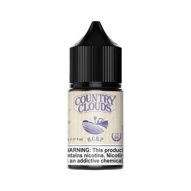 Country Clouds Salts Nicotine Salt E-Liquid 30ML Blueberry Corn Bread Puddin'