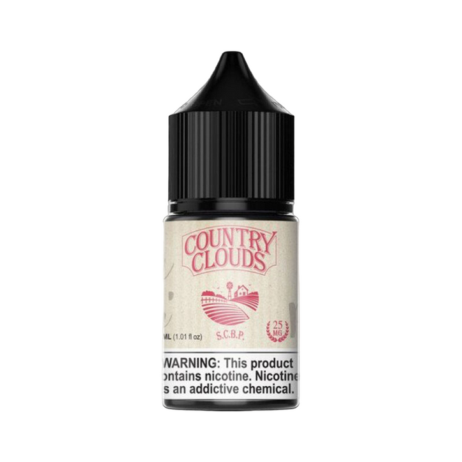 Country Clouds Salts Nicotine Salt E-Liquid 30ML Strawberry Corn Bread Puddin'