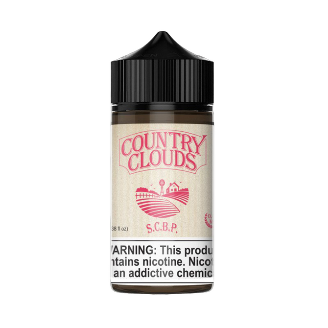 Country Clouds Premium E-Liquid 100ML Strawberry Corn Bread Puddin