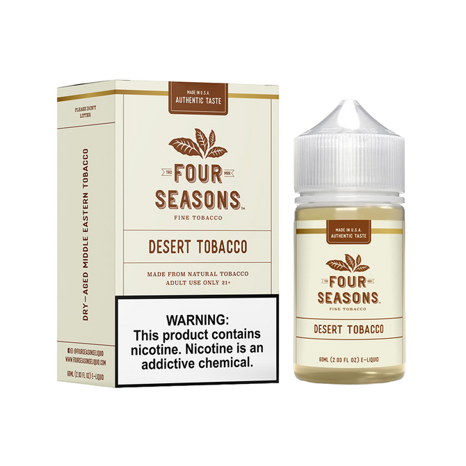 Four Seasons Fine Tobacco E-Liquid 60ML - Desert Tobacco