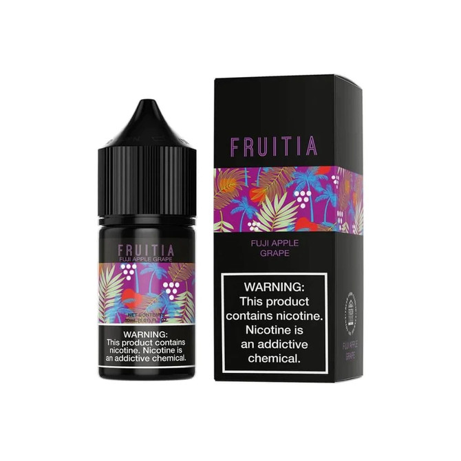 Fruitia Nicotine Salt E-Liquid By Fresh Farms 30ML - Fuji Apple Grape