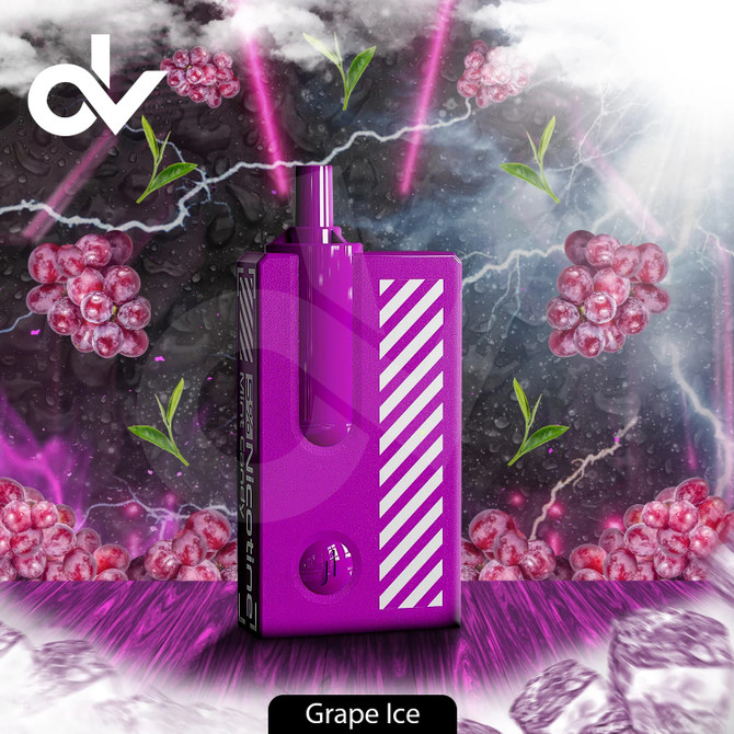 Idols Mega 5300 Puffs Disposable Vape - Grape Ice