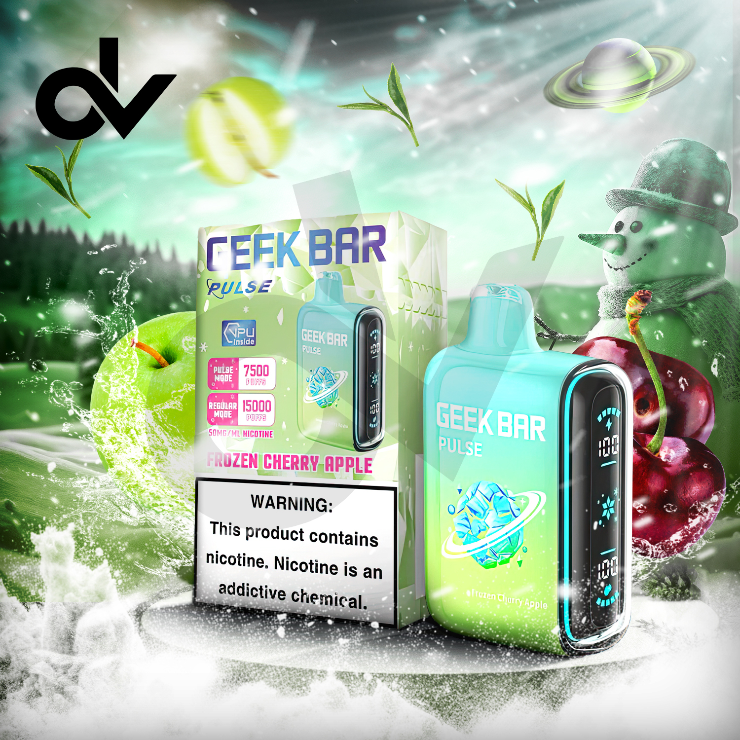 how much is elf bar vape Geek Bar Pulse Tropical Burst Ice Tropical Rainbow Blast Geek Bar Pulse main image 1