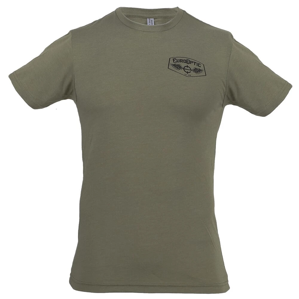 EuroOptic Wings Light Olive Tee TEE-LTOLV-WINGS