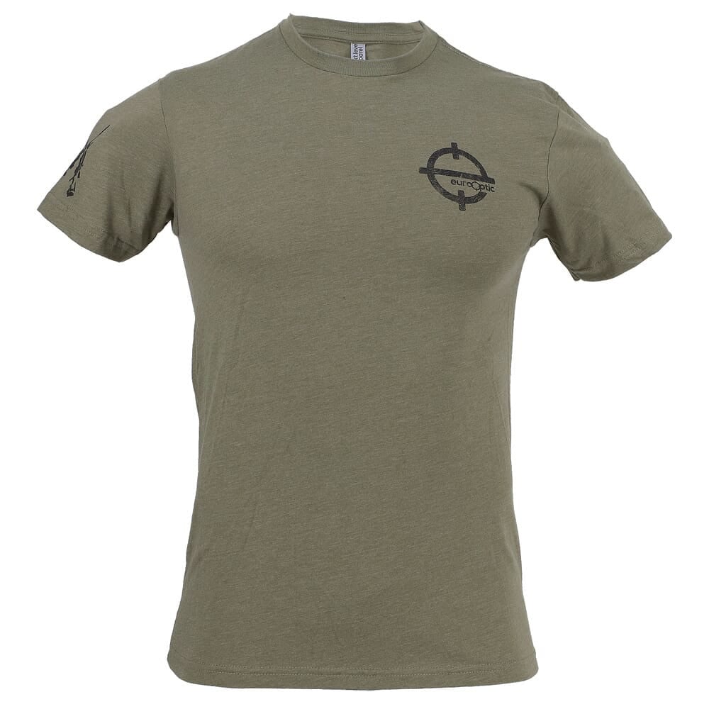 EuroOptic Target Military Green Tee TEE-MILGRN-TARGET
