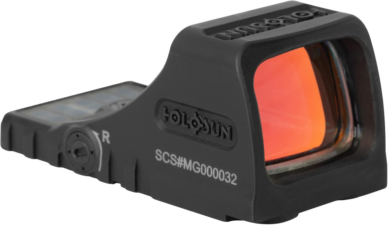 Holosun SCS-MOS Multi-Reticle 32MOA Green Circle & 2MOA Dot MOS Pistol Cut Solar-Charging Reflex Sight SCS-M-GR