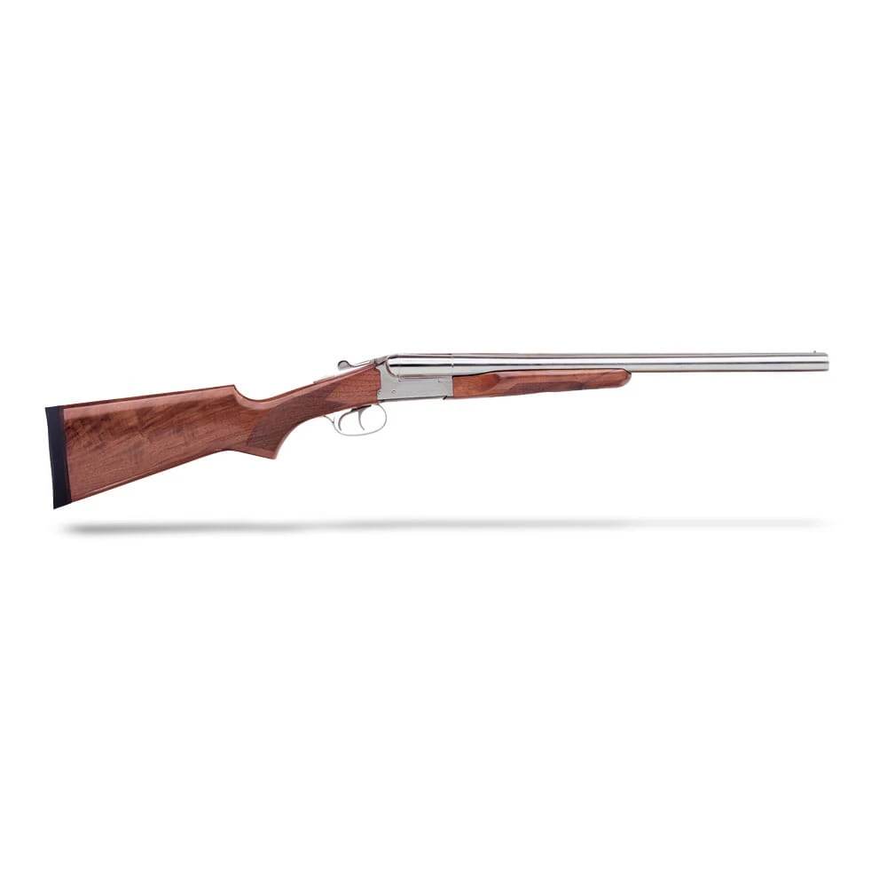 Stoeger Coach Gun Supreme DT 12ga 3" 20" AA Gloss Walnut, Polished Nickel Side-by-Side Shotgun 31482