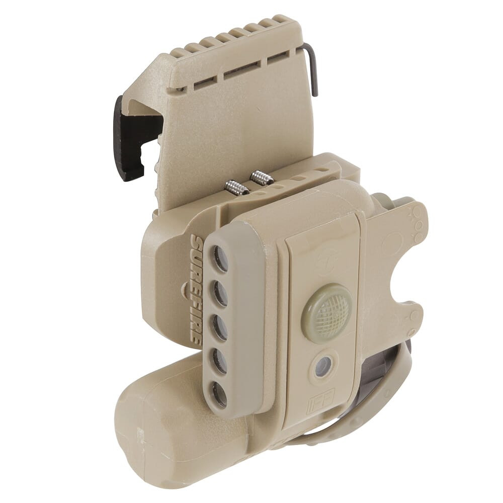 SureFire 1.4-19.2 LU Blue/White/IR LED Tan Helmet Light w/Clam Shell Packaging HL1-A-TNCS
