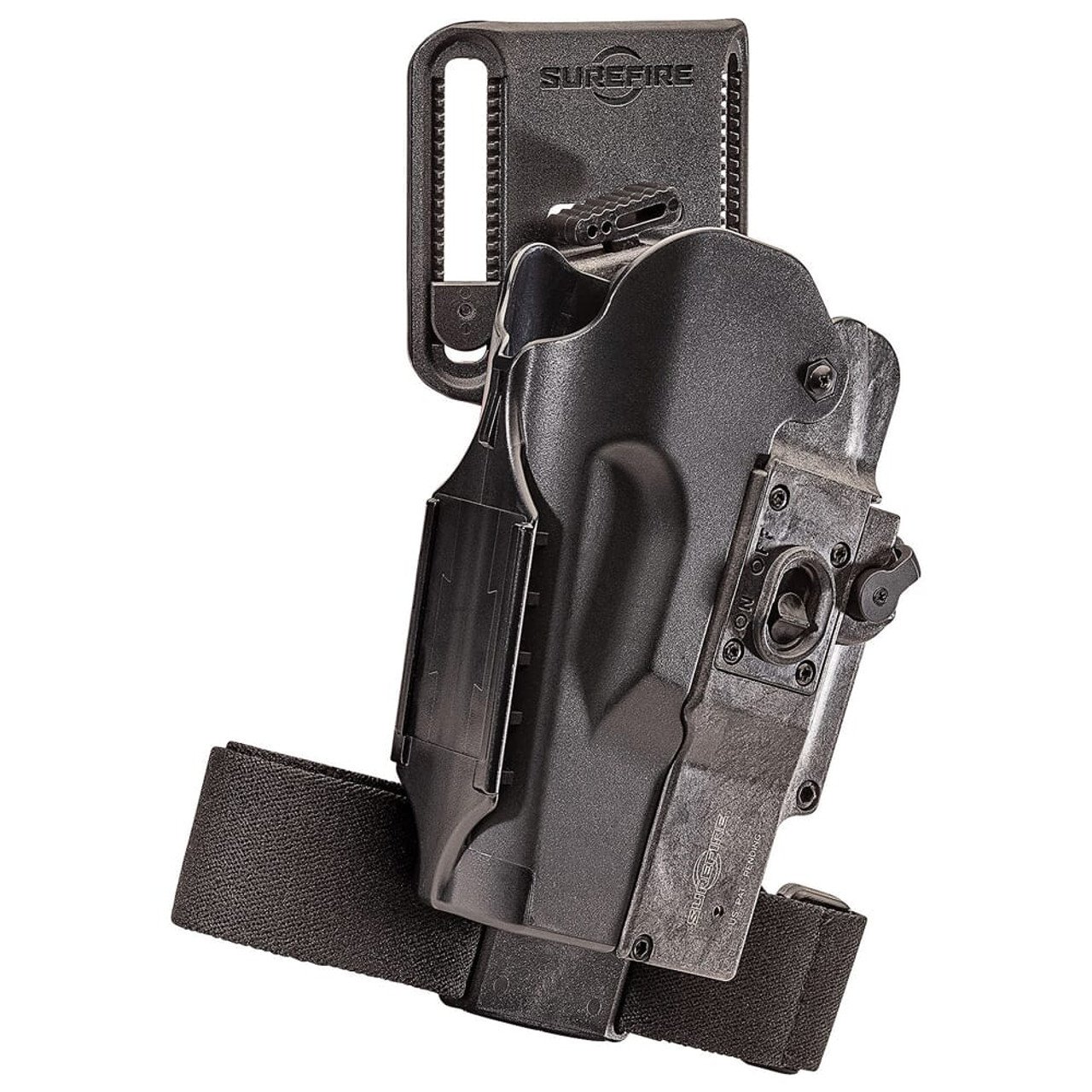 SureFire MasterFire Pro Rapid Deploy Left Hand Black Holster w/Cover HD1-L-PRO